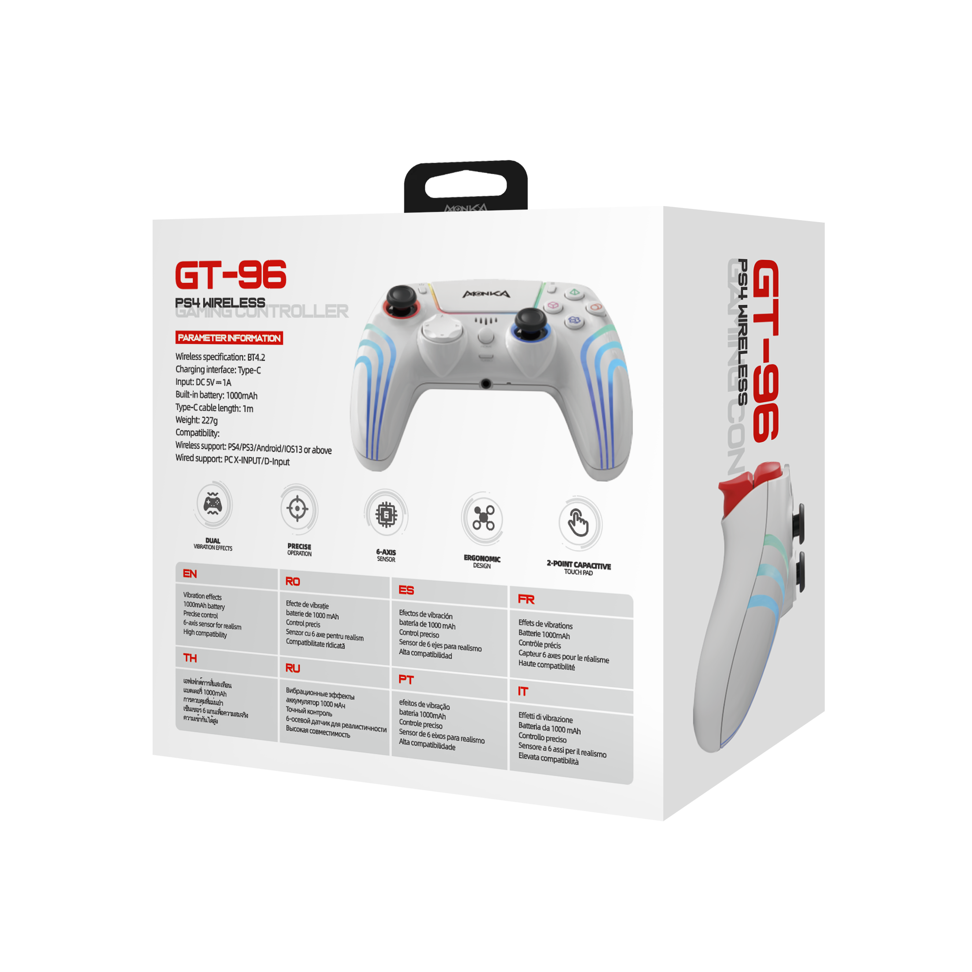 Contra Controller Monka Contra GT-96 Wireless Gamin Controller | MarvoTech