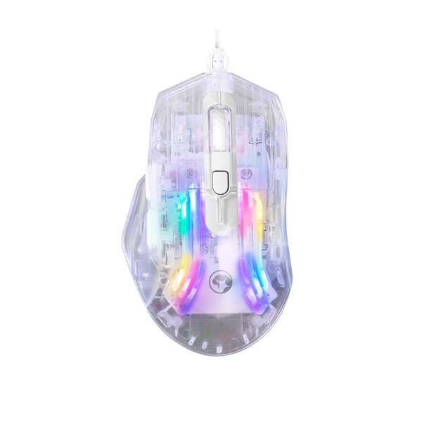 まうす J Tech Digital Wireless Ergonomic Mouse with Adjustable DPI, Side