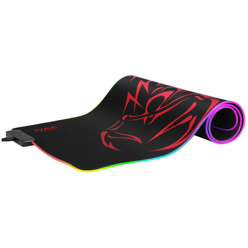 Tapis de souris MARVO MG010 Gamer LED RGB - Taille Extra Large